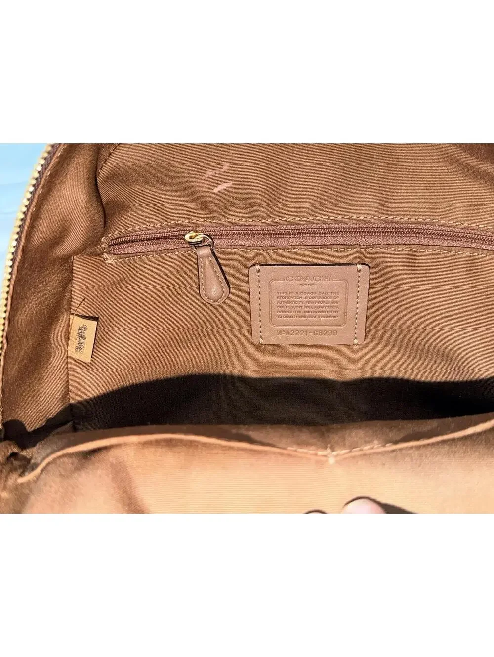 Coach Court Backpack In Colorblock IM/Watermelon Multi - Picture 8 of 9